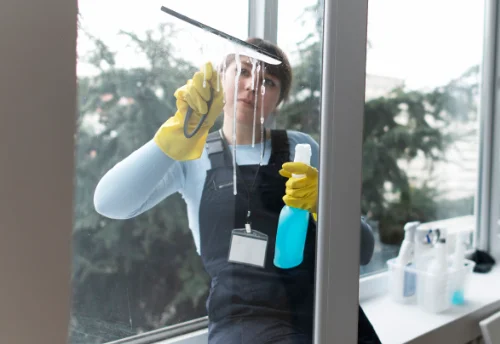 Nettoyage de vitres intérieures et extérieures à Collat
